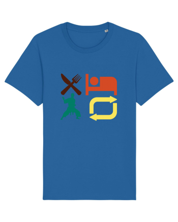 Eat Sleep Kata Repeat  Royal Blue