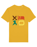 Eat Sleep Kata Repeat  Tricou mânecă scurtă Unisex Rocker