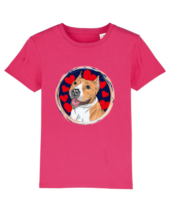 I Love Pitbull Raspberry
