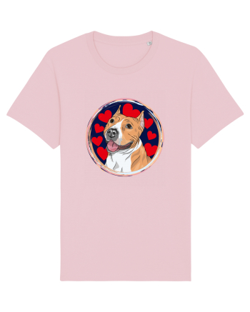 I Love Pitbull Cotton Pink