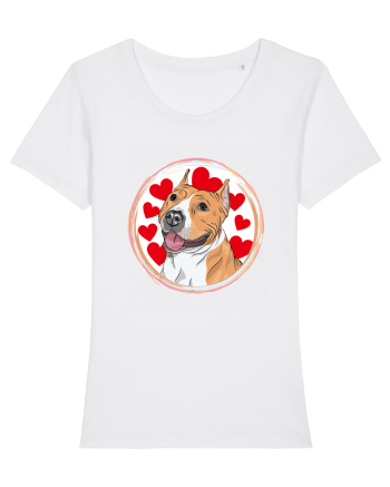 I Love Pitbull White