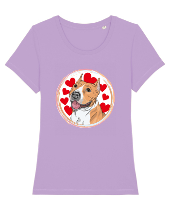 I Love Pitbull Lavender Dawn