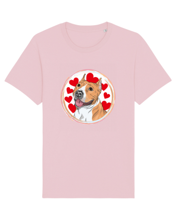 I Love Pitbull Cotton Pink