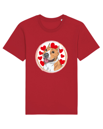 I Love Pitbull Red