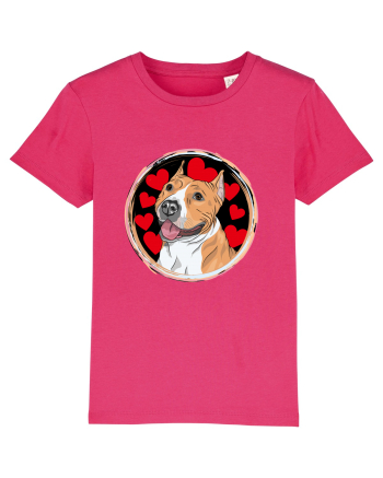 I Love Pitbull Raspberry