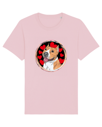 I Love Pitbull Cotton Pink