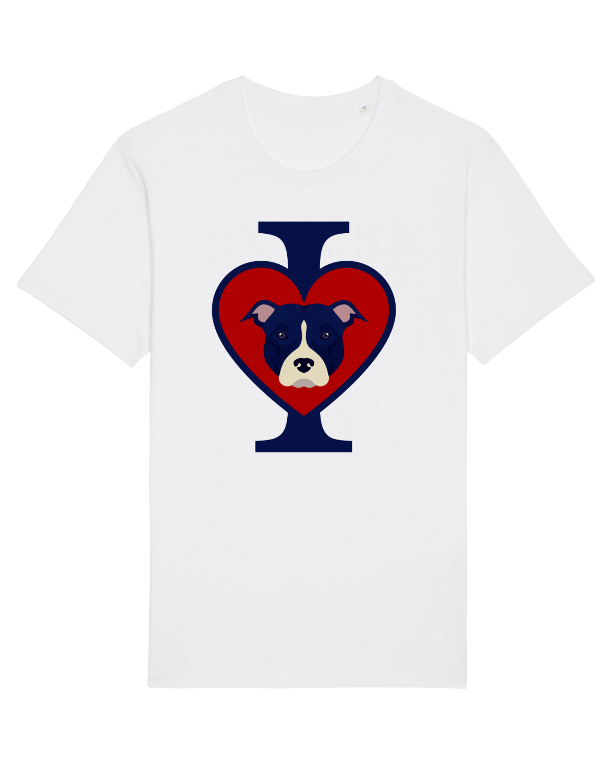 Tricou mânecă scurtă Unisex Rocker White