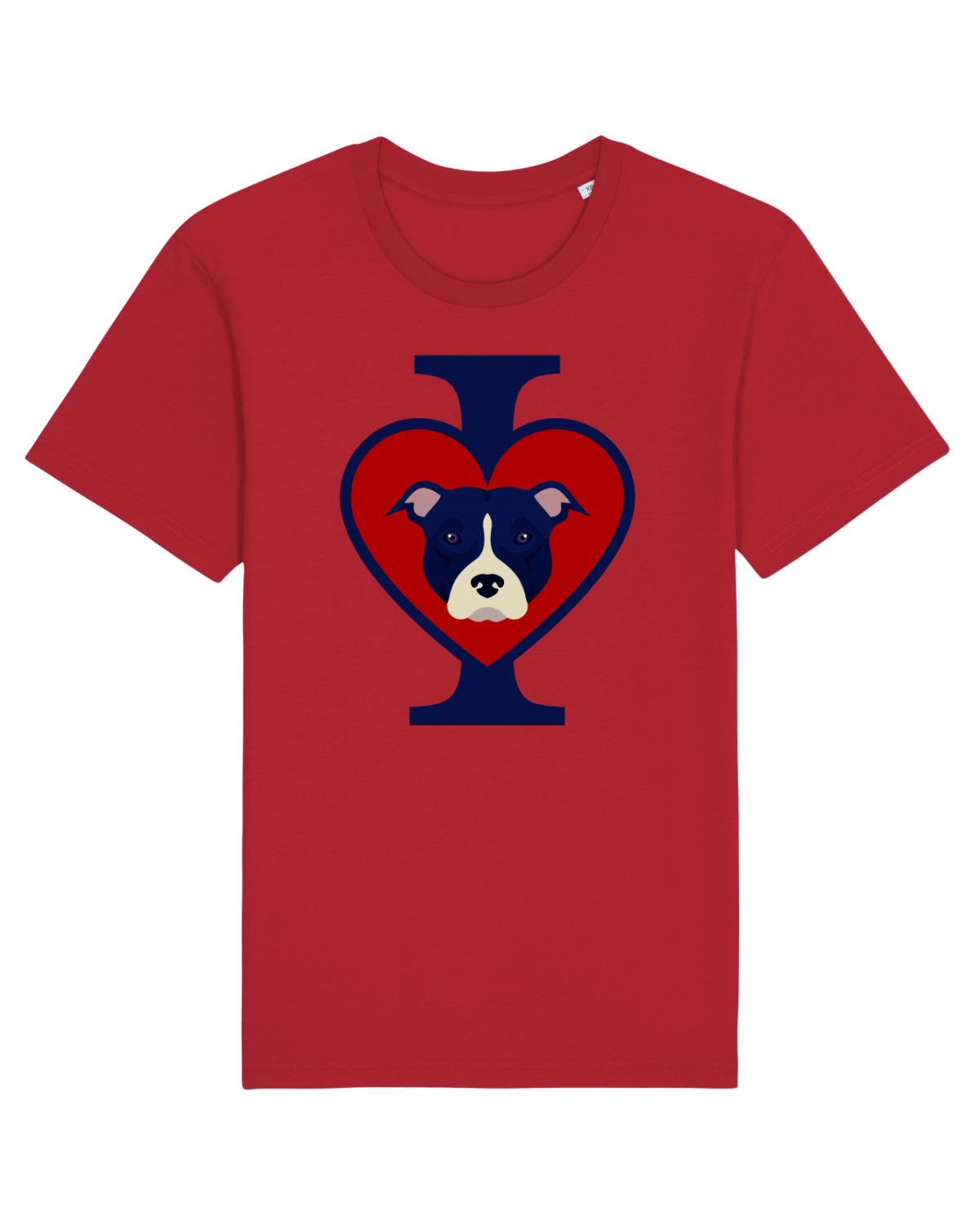 Tricou mânecă scurtă Unisex Rocker Red