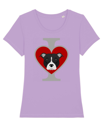I Love Pitbull Lavender Dawn
