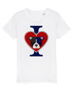 I Love Pitbull Tricou mânecă scurtă  Copii Mini Creator