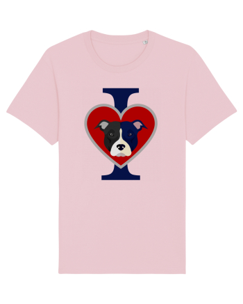 I Love Pitbull Cotton Pink
