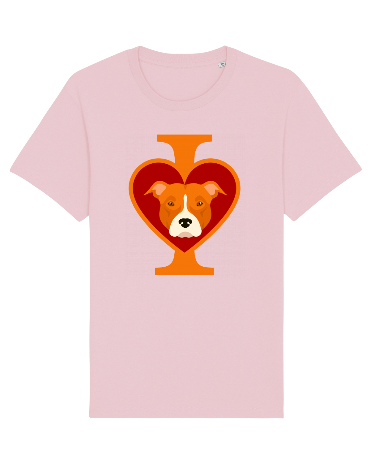 Tricou mânecă scurtă Unisex Rocker Cotton Pink