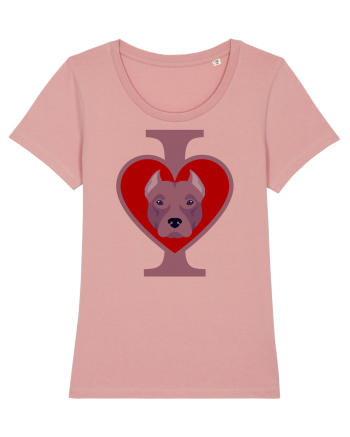 I Love Pitbull Canyon Pink
