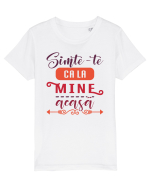 Simte-te ca la mine acasă Tricou mânecă scurtă  Copii Mini Creator