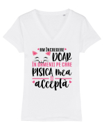 Încredere condiționată Tricou mânecă scurtă guler V Damă Evoker