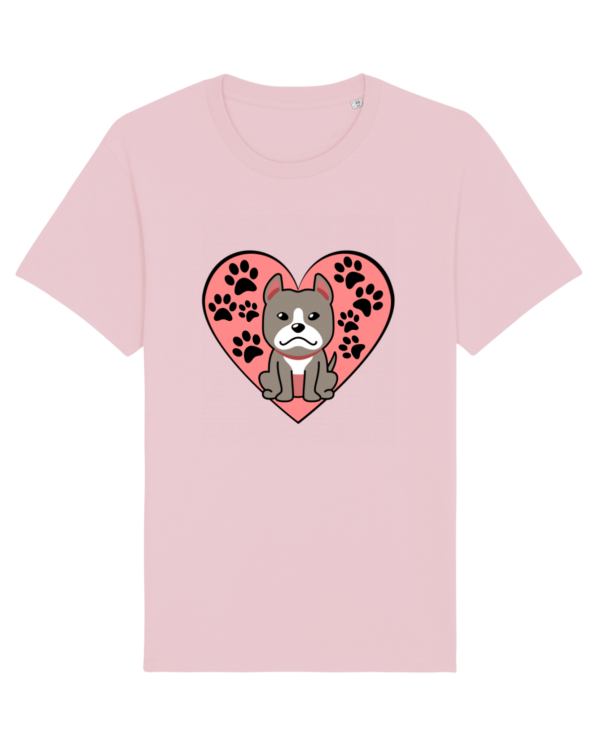 Tricou mânecă scurtă Unisex Rocker Cotton Pink
