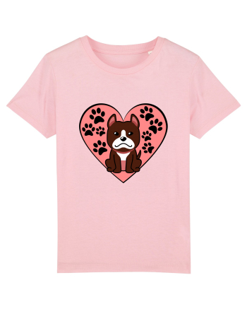 I Love Pitbull Cotton Pink