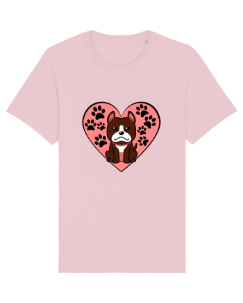 I Love Pitbull Cotton Pink