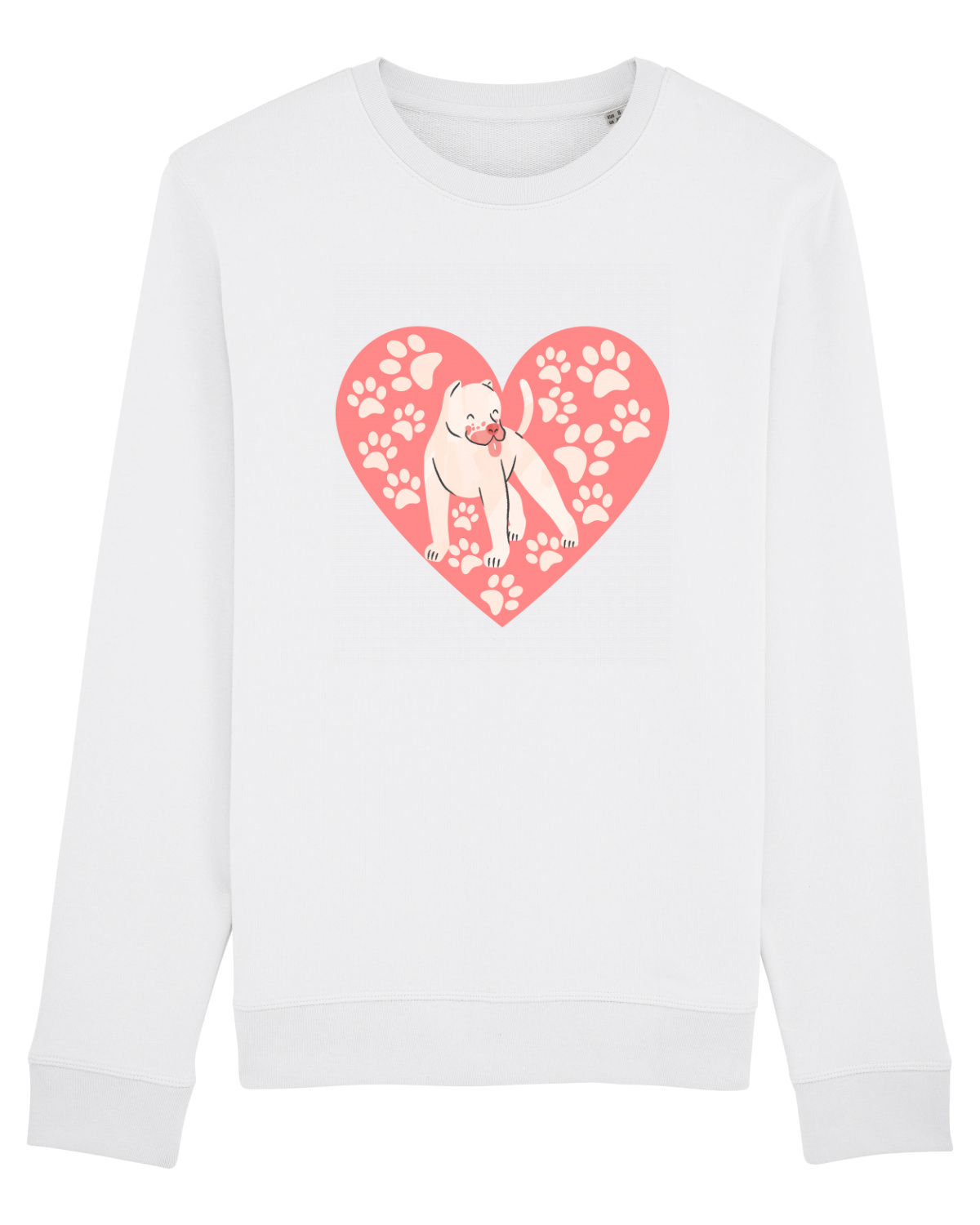 Bluză mânecă lungă Unisex Rise White