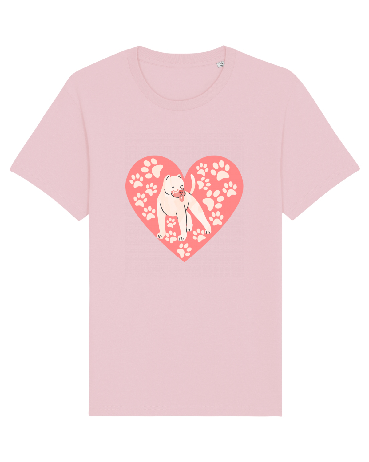 Tricou mânecă scurtă Unisex Rocker Cotton Pink