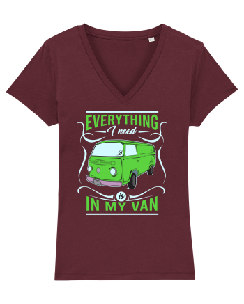 Everything I Need is in My Van Burgundy