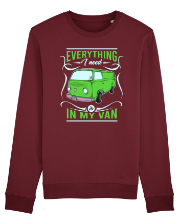 Everything I Need is in My Van Burgundy