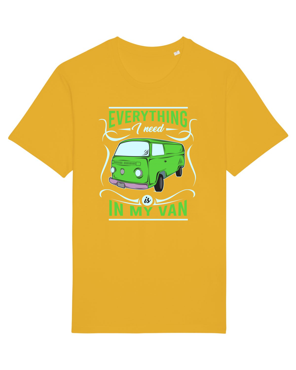Tricou mânecă scurtă Unisex Rocker Spectra Yellow