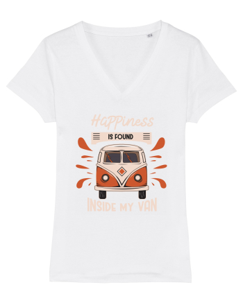 Happiness is Found Inside My Van White