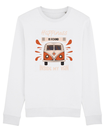 Happiness is Found Inside My Van White