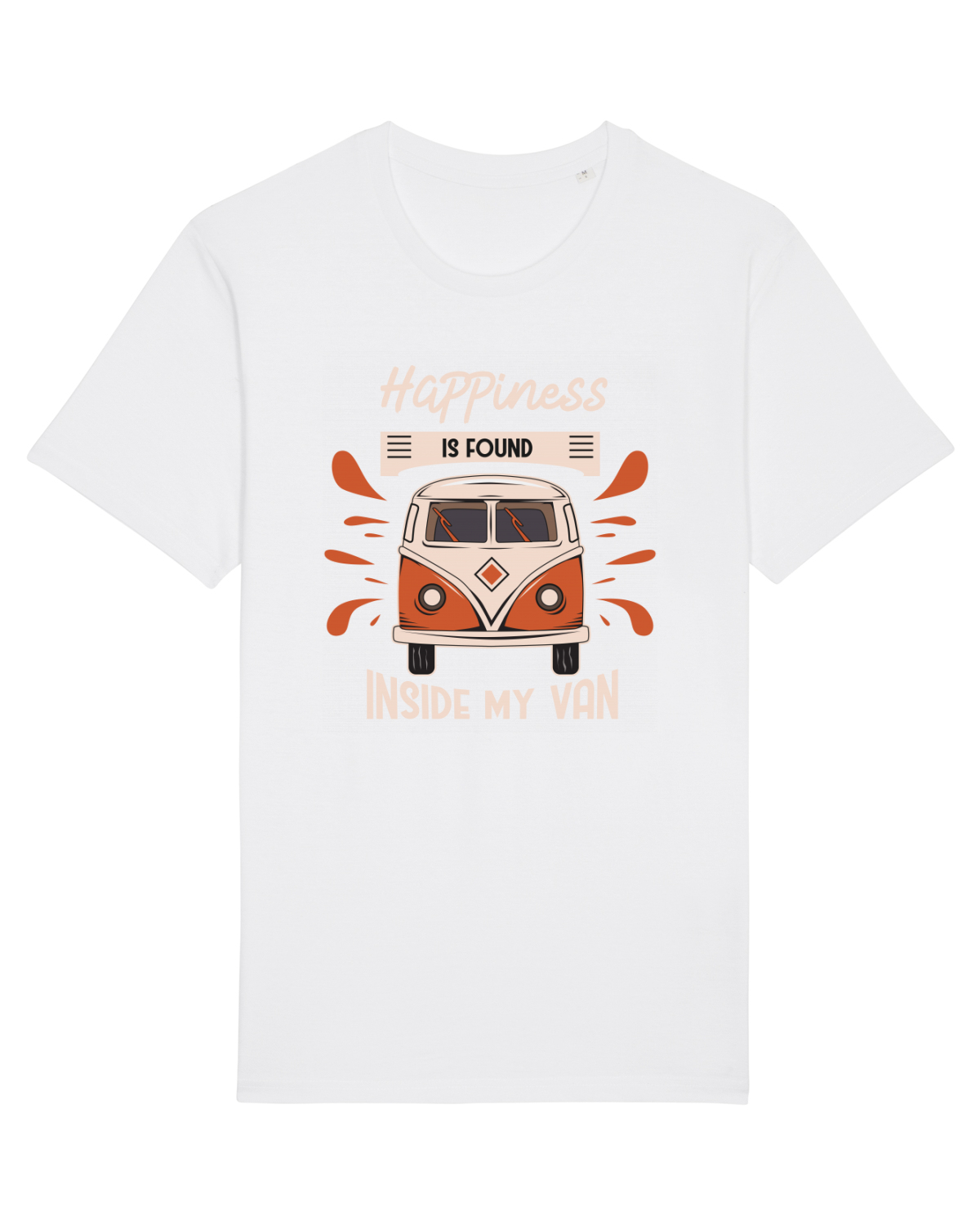 Tricou mânecă scurtă Unisex Rocker White