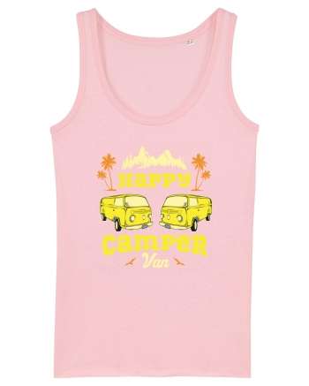 Happy Camper Van Cotton Pink