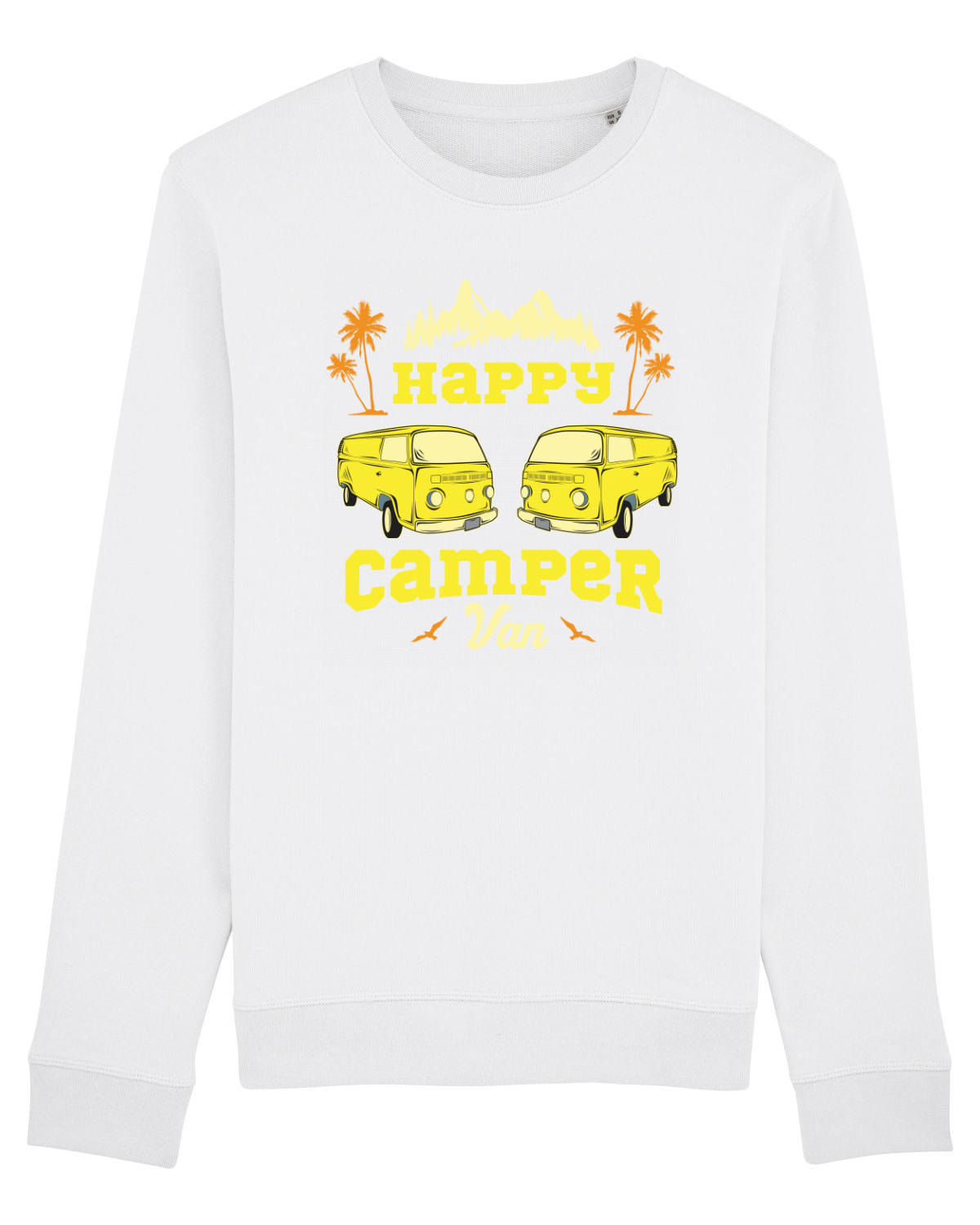 Bluză mânecă lungă Unisex Rise White