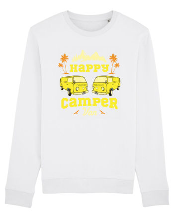 Happy Camper Van White