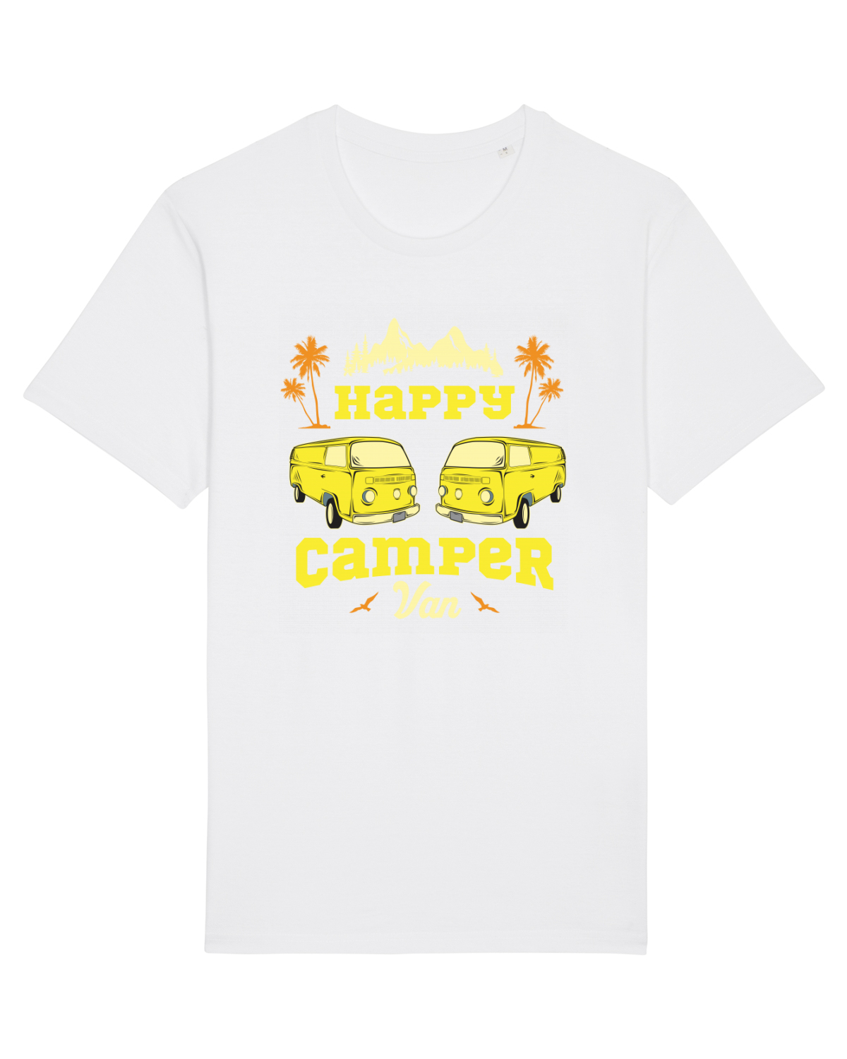 Tricou mânecă scurtă Unisex Rocker White
