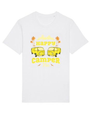 Happy Camper Van White