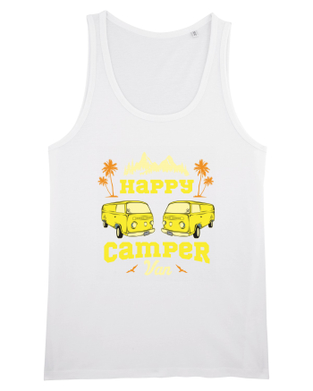Happy Camper Van White