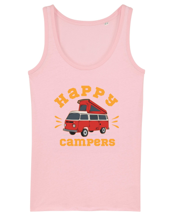 Happy Campers Cotton Pink