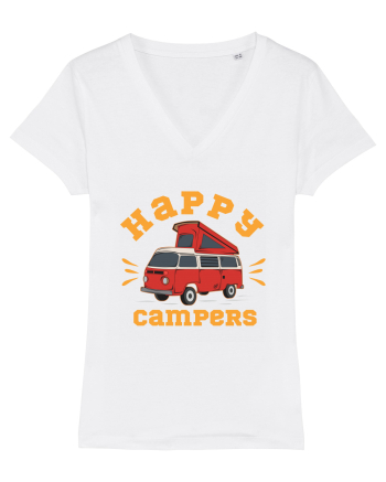 Happy Campers White
