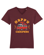 Happy Campers Tricou mânecă scurtă guler V Bărbat Presenter