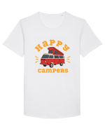 Happy Campers Tricou mânecă scurtă guler larg Bărbat Skater