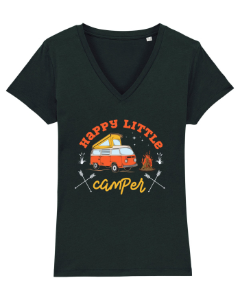 Happy Little Camper Black