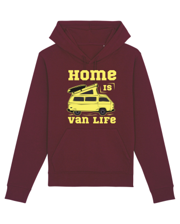 Home is Van Life Burgundy