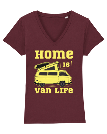 Home is Van Life Burgundy
