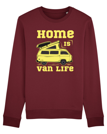Home is Van Life Burgundy