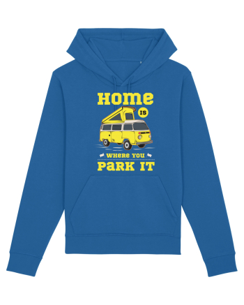 Home is Where You Park it Royal Blue