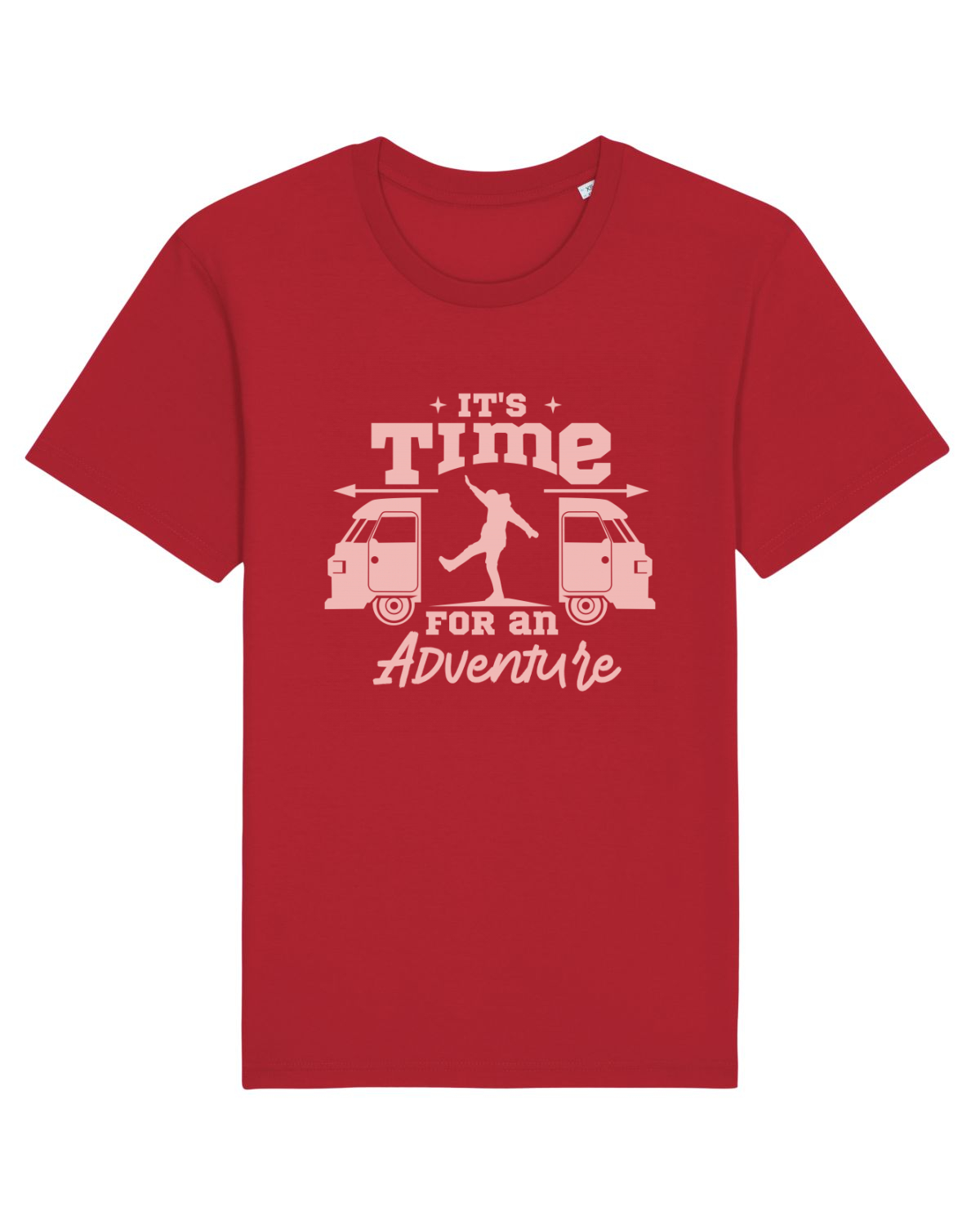 Tricou mânecă scurtă Unisex Rocker Red