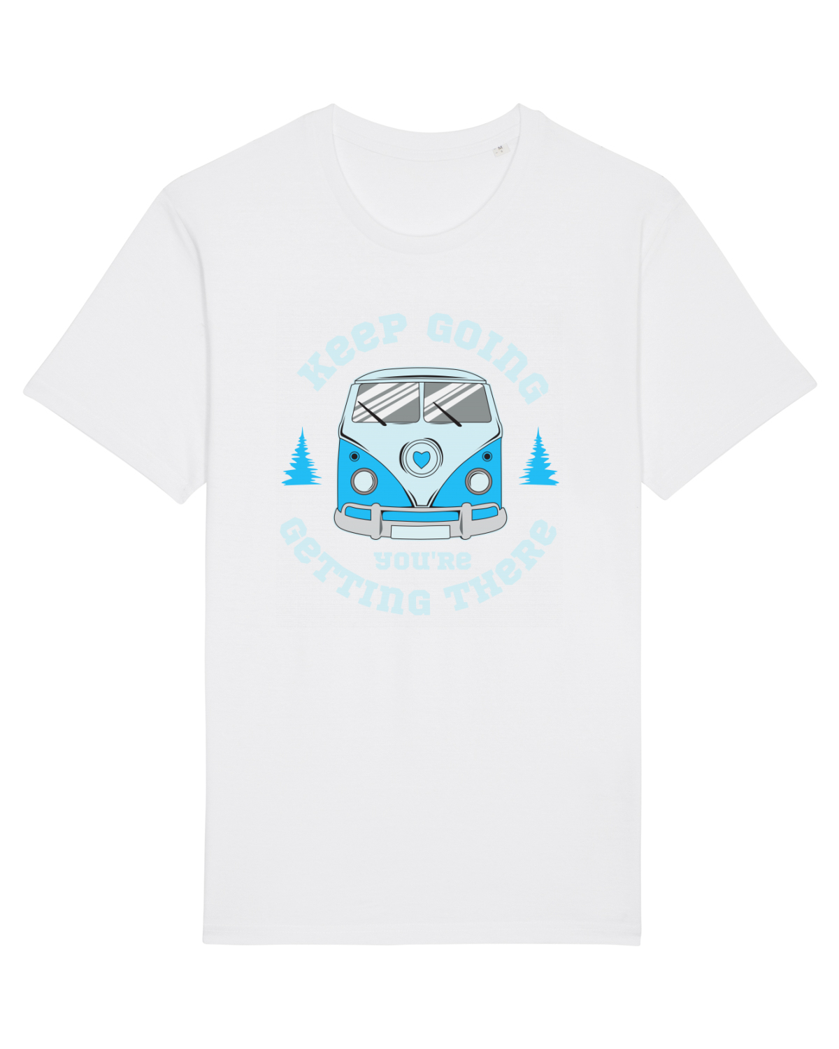 Tricou mânecă scurtă Unisex Rocker White