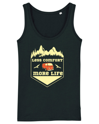 Less Comfort More Life Black