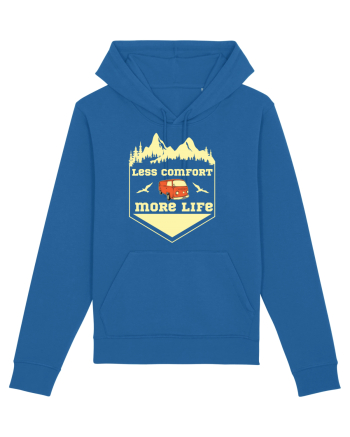 Less Comfort More Life Royal Blue