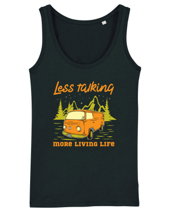 Less Talking More Living Life Black